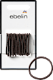 Haargummis klein dünn, braun ebelin