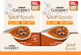 Katzensnack Soup Royale mit Huhn, Rind oder Truthahn (6 x 45g) Purina Gourmet
