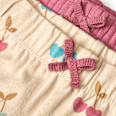 Leggings mit Kirschen-Muster & Mitwachsfunktion, rosa + beige, Gr. 56 ALANA