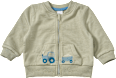 Sweatjacke mit Traktor-Motiv, grün, Gr. 62 ALANA