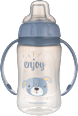 Kubek treningowy z miękkim ustnikiem 320 ml Cute Animals niebieski Canpol babies