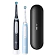 Elektrische Zahnbürste Duo iO3 Matt schwarz & blau Oral-B
