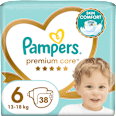 Pieluchy Premium Care rozmiar 6, 13-18 kg Pampers Premium Care