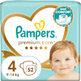 Pieluchy Premium Care rozmiar 4, 9-14 kg Pampers Premium Care