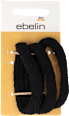 Elastici per capelli intrecciati neri ebelin