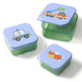 Snackboxen Set blau/grün 3tlg babylove