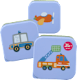 Snackboxen Set blau/grün 3tlg babylove