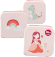 Snackboxen Set rosa/rot 3tlg babylove