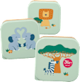 Snackboxen Set grün/orange 3tlg babylove