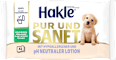 Feuchtes Toilettenpapier pur und sanft Hakle