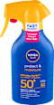 sprej na opalování SPF50+ Protect & Moisture NIVEA SUN