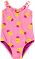 Badeanzug mit Ananas-Muster, rosa, Gr. 122/128 PUSBLU