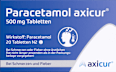 Paracetamol axicur 500 mg Tabletten axicur