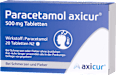 Paracetamol axicur 500 mg Tabletten axicur