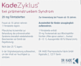 KadeZyklus bei prämenstruellem Syndrom 20mg Filmtabletten KadeZyklus
