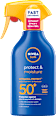 Napozó spray Protect & Moisture FF50+ NIVEA SUN