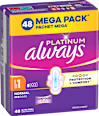 Egészségügyi betét Platinum, 1-es méret, normal, Mega Pack always