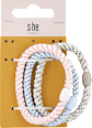 Pletené gumičky do vlasov - farebné s-he stylecollection