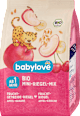 Bio mini gyümölcsszelet mix banános-meggyes és almás-banános ízben, 1 éves kortól babylove