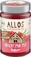 Fruchtaufstrich Himbeere Frucht Pur 75% ALLOS