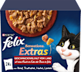 Nassfutter Katze Geschmacksvielfalt vom Land, Sensations Extras Multipack (24x85 g) Felix