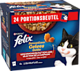 Nassfutter Katze, Sensations Gelée - Geschmacksvielfalt vom Land, Multipack (24x85 g) Felix