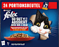 Nassfutter Katze, Geschmacksvielfalt vom Land in Gelee,Multipack (24x85 g) Felix