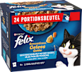 Nassfutter Katze, Sensations Gelée - Geschmacksvielfalt aus dem Wasser, Multipack (24x85  g) Felix