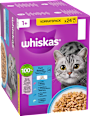 Nassfutter Katze Fischauswahl in Gelee, Multipack (24x85 g) Whiskas