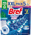 Tuhý WC blok Premium Color Auto Active Eucalyptus, XXL balenie Bref