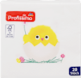 Koktailové servítky Kuriatko v škrupine, 25 x 25 cm Profissimo