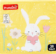Papierové servítky Cute Bunny, 33 x 33 cm Profissimo