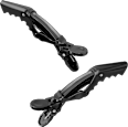 Haarklemmen Kroko, schwarz ebelin