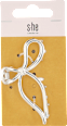 Štipec do vlasov kovový - mašľa s-he stylecollection