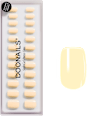 Buttercup Dreams Künstliche Nägel Press Ons Short Square Butter Yellow Doonails