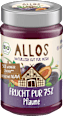 Fruchtaufstrich, Frucht Pur Pflaume 75% Frucht ALLOS