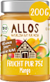 Fruchtaufstrich, Frucht Pur Mango 75% Frucht ALLOS