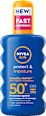 Sprej za zaščito pred soncem Protect & Moisture, ZF 50+ NIVEA SUN
