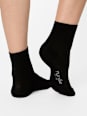 Socken mit kurzem Schaft & Modal schwarz + rosa Gr. 35-38 nur die