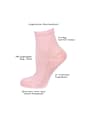 Socken mit kurzem Schaft & Modal schwarz + rosa Gr. 35-38 nur die