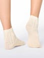 Socken mit kurzen Schaft & Struktur weiß onesize nur die