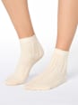 Socken mit kurzen Schaft & Struktur weiß onesize nur die