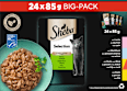 Nassfutter Katze Selection in Sauce - feine Vielfalt, Bigpack (24x85 g) Sheba