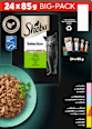 Nassfutter Katze Selection in Sauce - feine Vielfalt, Bigpack (24x85 g) Sheba