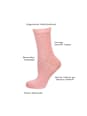 Socken mit Bambus-Viskose rosa + grün Gr. 39-42 nur die