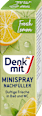 Odświeżacz powietrza w mini-sprayu Fresh Lemon, zapas Denkmit