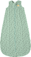 Schlafsack 1 TOG aus Musselin mit Stern-Muster, grün, 100 cm ALANA