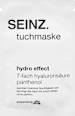 Хидратираща шийт маска за лице Hydro Effekt SEINZ.