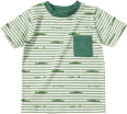 T-Shirt mit Krokodil-Muster, grün, Gr. 110 ALANA