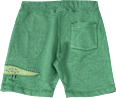 Sweatshorts mit Krokodil-Applikation, grün, Gr. 110 ALANA